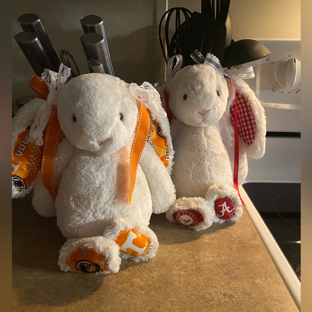 Handmade College Jellycat Bunniesπ§‘ - Picture 6 of 14